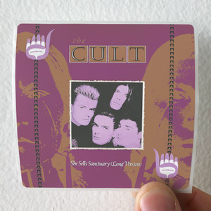 The Cult She Sells Sanctuary 1 Album Cover Sticker The Cult She Sells Sanctuary 1 Album Cover Sticker