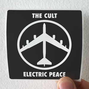 The Cult Electric Peace Album Cover Sticker