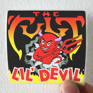 The Cult Lil Devil Album Cover Sticker The Cult Lil Devil Album Cover Sticker