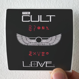 The Cult Love 2 Album Cover Sticker The Cult Love 2 Album Cover Sticker