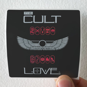 The Cult Love 1 Album Cover Sticker The Cult Love 1 Album Cover Sticker