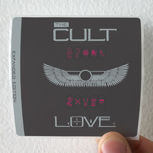 The Cult Love Album Cover Sticker The Cult Love Album Cover Sticker