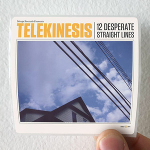 Telekinesis 12 Desperate Straight Lines 1 Album Cover Sticker Telekinesis 12 Desperate Straight Lines 1 Album Cover Sticker
