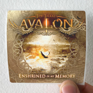 Timo Tolkkis Avalon Enshrined In My Memory Album Cover Sticker Timo Tolkkis Avalon Enshrined In My Memory Album Cover Sticker