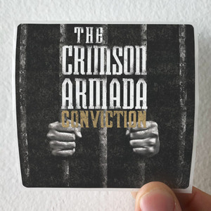 The Crimson Armada Conviction Album Cover T Shirt Black