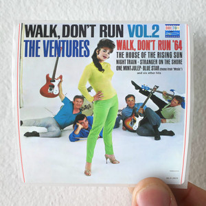 The Ventures Walk Dont Run Volume 2 Album Cover Sticker