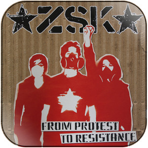 ZSK From Protest To Resistance Album Cover Sticker ZSK From Protest To Resistance Album Cover Sticker