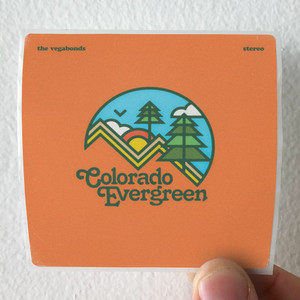 The Vegabonds Colorado Evergreen Album Cover Sticker