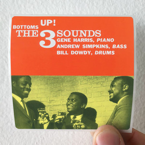 The Three Sounds Bottoms Up Album Cover Sticker The Three Sounds Bottoms Up Album Cover Sticker