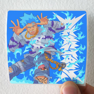 TJ beastboy Supersonic Workaholic Album Cover Sticker