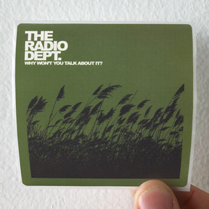 The Radio Dept Why Wont You Talk About It Album Cover Sticker The Radio Dept Why Wont You Talk About It Album Cover Sticker