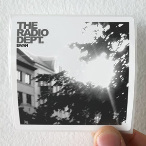 The Radio Dept Ewan Album Cover Sticker The Radio Dept Ewan Album Cover Sticker