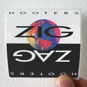 The Hooters Zig Zag Album Cover Sticker The Hooters Zig Zag Album Cover Sticker