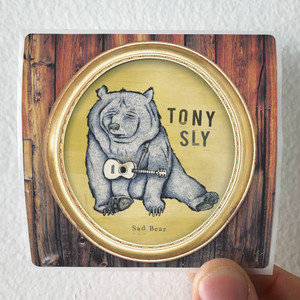 Tony Sly Sad Bear Album Cover Sticker
