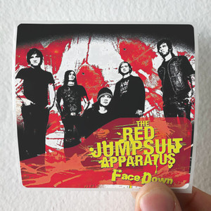 The Red Jumpsuit Apparatus Face Down Album Cover Sticker
