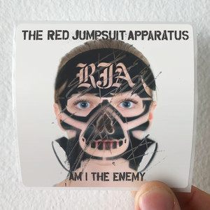 The Red Jumpsuit Apparatus Am I The Enemy Album Cover Sticker The Red Jumpsuit Apparatus Am I The Enemy Album Cover Sticker