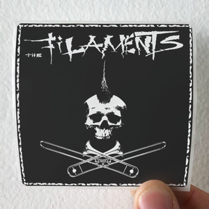 The Filaments Skull Trombones Album Cover Sticker The Filaments Skull Trombones Album Cover Sticker
