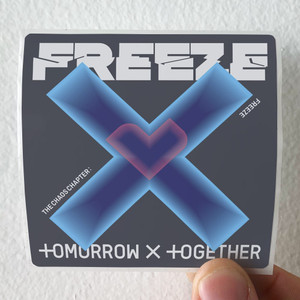 TOMORROW X TOGETHER The Chaos Chapter Freeze Album Cover Sticker