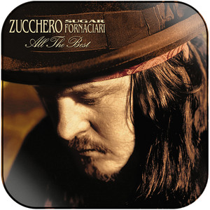 Zucchero All The Best Album Cover Sticker Zucchero All The Best Album Cover Sticker