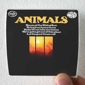 The Animals The Most Of The Animals Album Cover Sticker