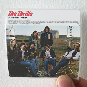 The Thrills So Much For The City Album Cover Sticker