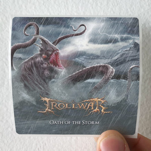 TrollWar Oath Of The Storm Album Cover Sticker
