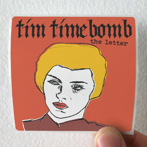 Tim Timebomb The Letter Album Cover Sticker