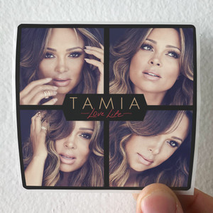 Tamia Love Life Album Cover Sticker