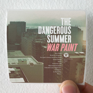 The Dangerous Summer War Paint Album Cover Sticker