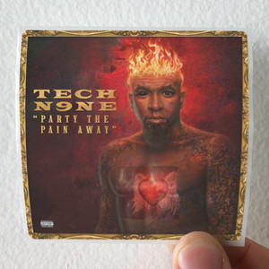 Tech N9ne Party The Pain Away Album Cover Sticker Tech N9ne Party The Pain Away Album Cover Sticker