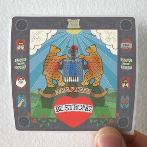 The 2 Bears Be Strong Album Cover Sticker