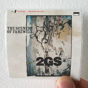 Two Gallants The Scenery Of Farewell Album Cover Sticker