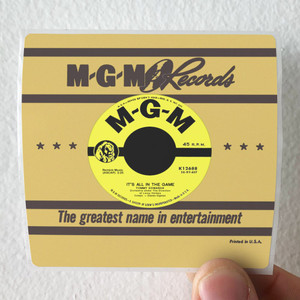 Tommy Edwards Its All In The Game Album Cover Sticker