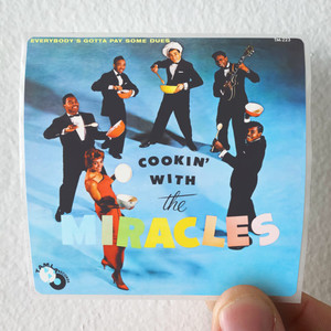 The Miracles Cookin With The Miracles Album Cover Sticker