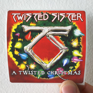 Twisted Sister A Twisted Christmas 1 Album Cover Sticker