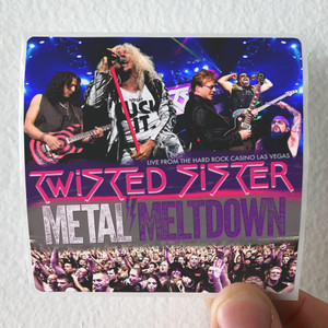 Twisted Sister Metal Meltdown Live From The Hard Rock Casino Las Vegas Album Cover Sticker