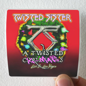 Twisted Sister A Twisted Christmas 3 Album Cover Sticker