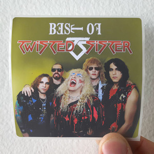 Twisted Sister The Best Of Twisted Sister Album Cover Sticker