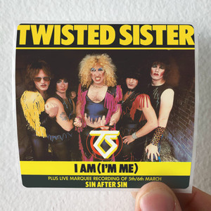 Twisted Sister I Am Im Me Album Cover Sticker