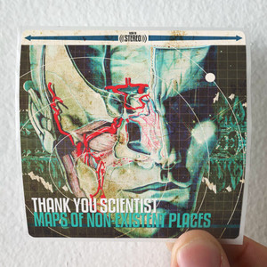 Thank You Scientist Maps Of Non Existent Places Album Cover Sticker Thank You Scientist Maps Of Non Existent Places Album Cover Sticker