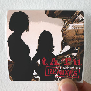 tATu All About Us Album Cover Sticker