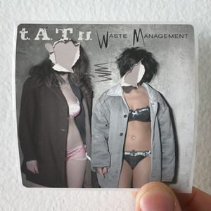 tATu Waste Management Album Cover Sticker