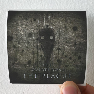 The Overthrone The Plague Album Cover Sticker