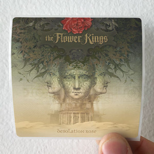 The Flower Kings Desolation Rose Album Cover Sticker The Flower Kings Desolation Rose Album Cover Sticker