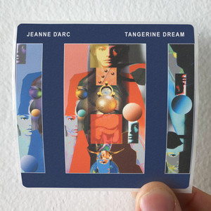 Tangerine Dream Jeanne Darc Album Cover Sticker Tangerine Dream Jeanne Darc Album Cover Sticker