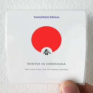Tangerine Dream Winter In Hiroshima Album Cover Sticker Tangerine Dream Winter In Hiroshima Album Cover Sticker
