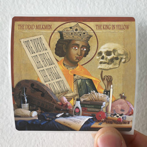 The Dead Milkmen The King In Yellow Album Cover Sticker