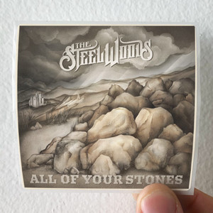 The Steel Woods Straw In The Wind Album Cover T-Shirt White