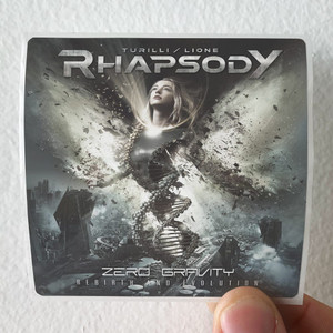 Turilli Lione Rhapsody Zero Gravity Rebirth And Evolution Album Cover Sticker
