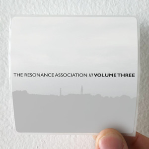 The Resonance Association Volume Three Album Cover Sticker The Resonance Association Volume Three Album Cover Sticker